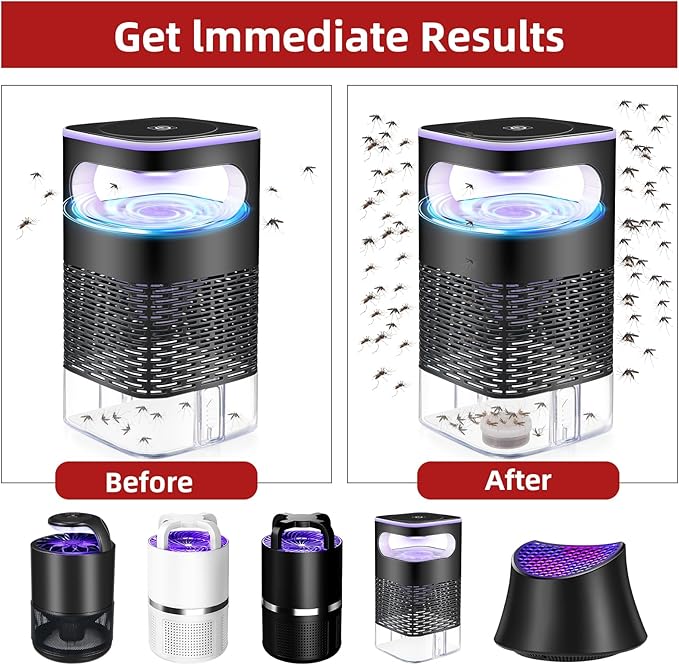 2025 Upgraded Pest Lures for Bug Zappers, 360-Day Lasting Lure Mosquito Attractant Bait Refill for Fly Traps, 12 Pack High Catch Rate Mosquito Attractant Indoor/Outdoor Traps