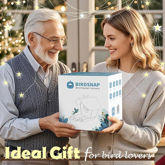birdsnap® P33 - Bird Feeder with Camera Solar Powered, 2K Video Bird Camera Feeder Live with 32GB Card, AI Identify Feather Species, Auto Record in Backyard, for Birds Lover