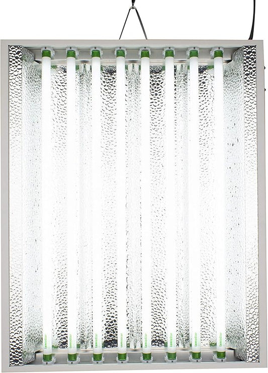 2Ft X 18In 8Lamps 200W to T5 Fluorescent Grow Lights with 6500K Sun Light Grow Lamps and 20000 Lumens & High PPFD