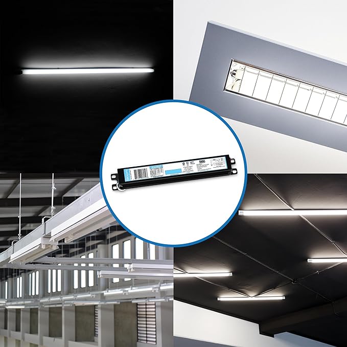 OHLECTRIC Replacement for ICN1P32-SC 1 Lamp - T8 Fluorescent Ballast, Electronic Ballast Replacement 120-277 Volt, Instant Start - Standard and Energy Efficient Ballasts - UL Approved
