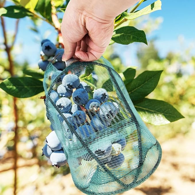 Tofficu Ergonomic Blueberry Picker with Steel Comb and Handle, Lightweight Fruit Harvesting Tool for Berries and Small Fruits, Ideal for Outdoor Garden Use