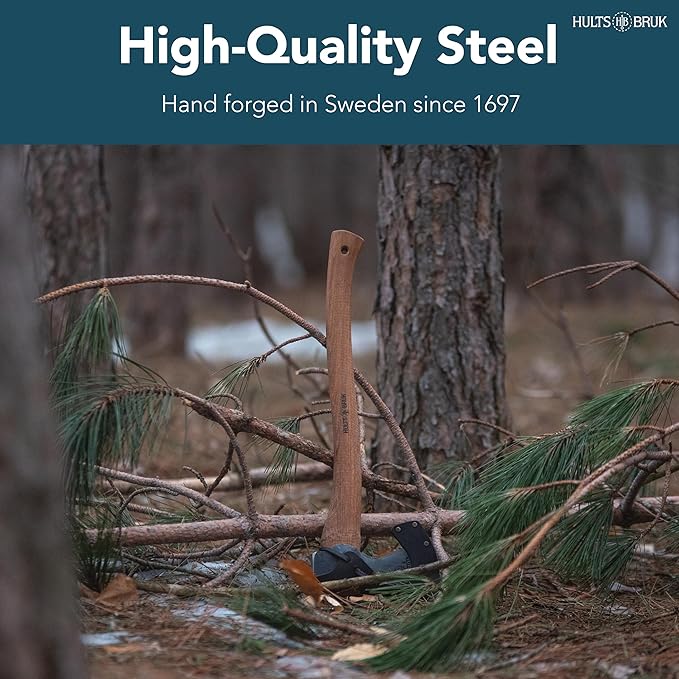 Hults Bruk 840712 Aneby Hatchet - 2 lb Head, 20" Handle