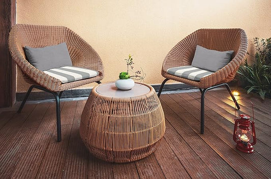 Honeycomb Outdoor Lumbar Toss Pillow Set, 20" W x 12" L, Heathered Solid Grey Outdoor Pillows