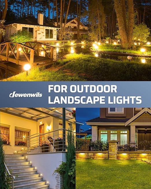 DEWENWILS 60W Low Voltage Landscape Transformer with Remote Control, 120V AC to 12V DC, Dusk to Dawn & Timer, Outdoor Low Voltage Transformer for Spotlight, Garden Light, Pathway Light, FCC Listed