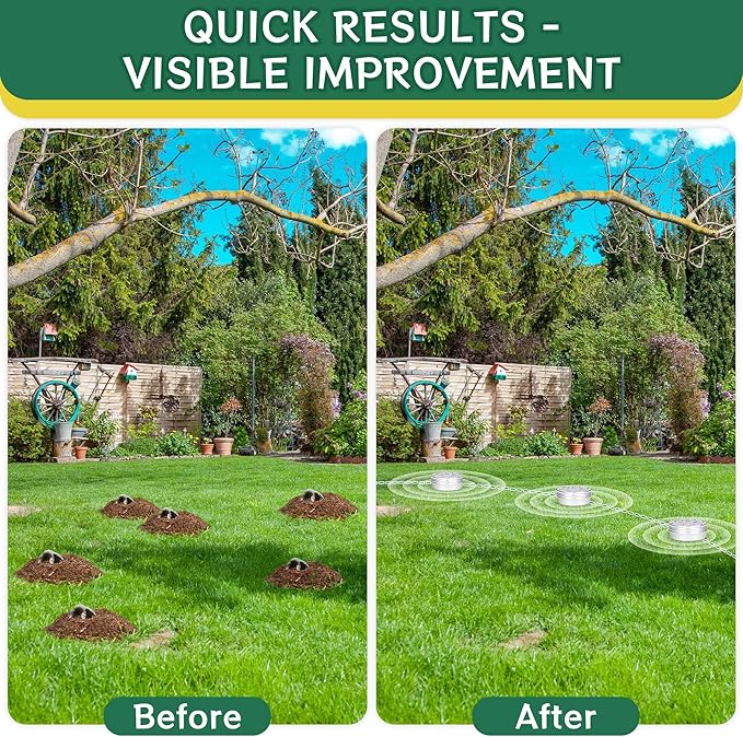 4-Pack Rodent Mouse Repellent Ointment – Natural Peppermint Mice & Moles Deterrent Paste for Garden & Lawn – Humane, Easy-Apply Formula for Long-Lasting Mole Gopher Control