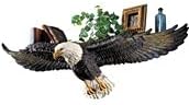 Collections Etc 3D Eagle Sculpted Wall Shelf Multi