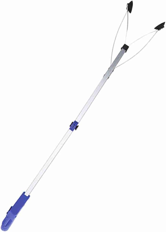 Garbage Picker Trash Grabber Rubbish Pick Up for Garden Leaves Waste Pick Up Tool(Blue Handle), Other Garden Tools