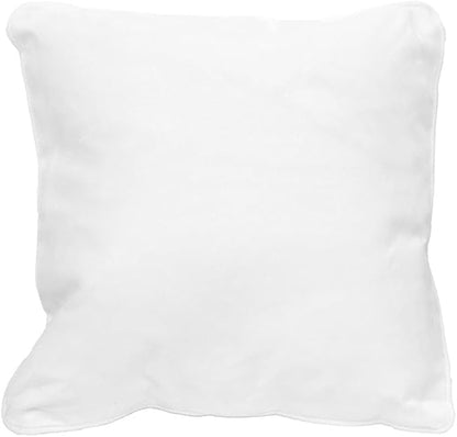 East Green 20 x 20 Waterproof Outdoor Pillow with Insert, White - Premium Olefin Outdoor Accent Pillow for Patio Furniture