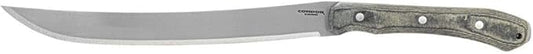 Condor K-Night Machete with 1075 High Carbon Steel Blade, Convex Grind, and Micarta Handle (Blasted Satin)