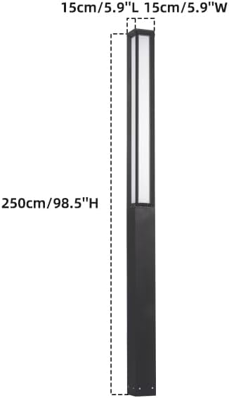 Outdoor Landscape Path Lights, 3000K Warm Pathway Lighting (98 Inches)