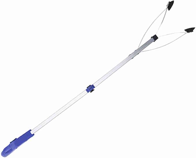 Garbage Picker Trash Grabber Rubbish Pick Up for Garden Leaves Waste Pick Up Tool(Blue Handle), Other Garden Tools