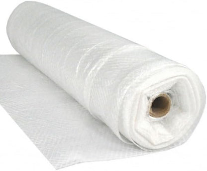 Farm Plastic Supply - String Reinforced 4 Year UV Resistant 10 mil Clear Greenhouse Plastic Sheeting - 4 Year UV Resistant Polyethylene Greenhouse Film, Hoop House Green House Cover (6' x 50')
