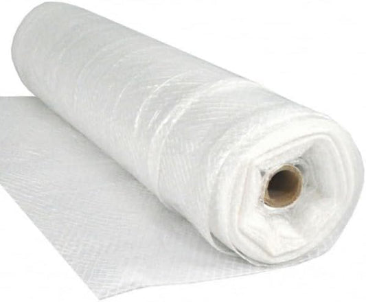 Farm Plastic Supply - String Reinforced 4 Year UV Resistant 10 mil Clear Greenhouse Plastic Sheeting - 4 Year UV Resistant Polyethylene Greenhouse Film, Hoop House Green House Cover (60' x 25')