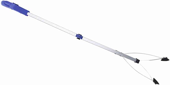 Garbage Picker Trash Grabber Rubbish Pick Up for Garden Leaves Waste Pick Up Tool(Blue Handle), Other Garden Tools