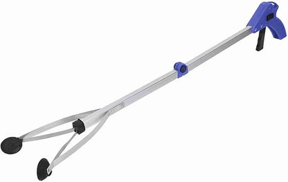 Garbage Picker Trash Grabber Rubbish Pick Up for Garden Leaves Waste Pick Up Tool(Blue Handle), Other Garden Tools
