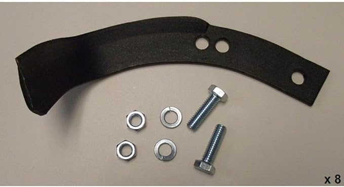 RAParts 108802 1245K 10802 New Tiller Tine Set Fits Troybilt Tiller Model 15008 Fits Ariens