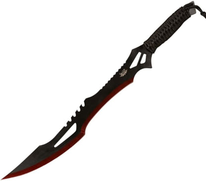 Sword Machete with Nylon Sheath and Lanyard Jungle Hunter Machete for Outdoor Adventure