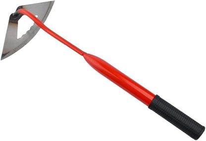 TOPINCN Garden Hoes Gardening Tool Hand Steel Hoe Garden Planting Hoe Portable Steel Gardening Hoe and Loosening Soil Tool Gardening Tool (2)