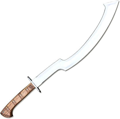 Custom Handmade Stainless Steel Khopesh Sword - Ancient Egyptian Sword with Pure Black Leather Sheath, Best Gift | Collector Choice