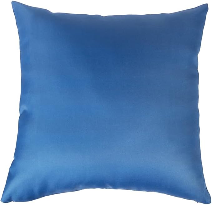 18" x 18" Throw Pillows, Outdoor Waterproof Pillows with Inserts, Square Decorative Pillows for Patio Furniture Garden Couch Sofa Home(Navy Blue, Set of 4)