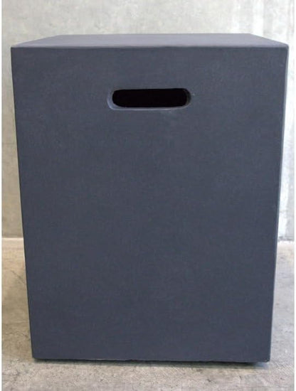 AMS Creations | Propane Tank Cover for The Chelsea Fire Pit Table | Propane Tank Stool | fire Pit Side Table