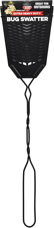 Enoz Sergeant Swat Bug Swatter - 3 Pack - Heavy Ultra Duty Manufactured Flyswatter - Environmentally Conscious, Effective, and Inexpensive Method to Control Flying Insects