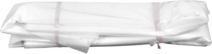 VEVOR Greenhouse Plastic Sheeting 20 x 28 ft, 6 Mil Thickness UV Resistant Clear Polyethylene Film, Hoop Green House Cover for Farms, Agriculture, Garden