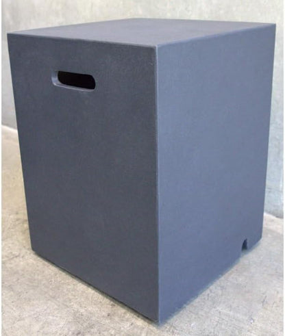 AMS Creations | Propane Tank Cover for The Chelsea Fire Pit Table | Propane Tank Stool | fire Pit Side Table