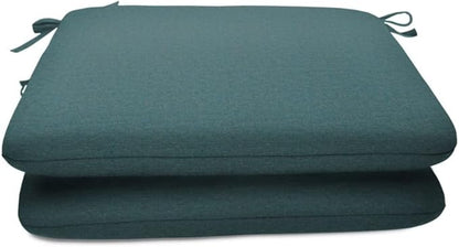 Sunbrella Patio Cushions - (2 Pack) - 20" W x 20" L x 2.5" T, Outdoor Chair Cushion with Comfort, Style & Durability Designed for Outdoor Living - Made in The USA