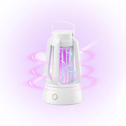 Bug Zapper Outdoor Indoor, Electric Fly Zapper with 4ft Power Cord, Three Modes Mosquito Killer，Waterproof Portable Mosquito Zapper for Home,Patio,Camping