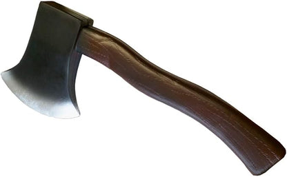 12" High Density Foam Hand Axe Viking Barbarian Theater Prop Brown