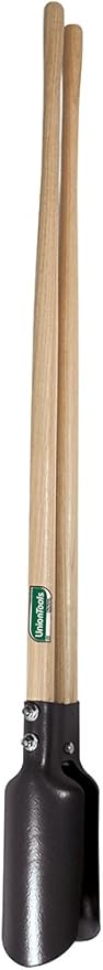 Union Tools 78002 Carbon Steel Post Hole Digger with Hardwood Handles, 58-Inch