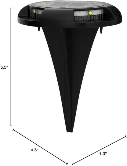 Biling Solar Pathway Lights Outdoor Uplight Sidelight, 8 Packs Multi Color Solar Ground Lights Waterproof for Yard Walkway Garden Halloween Decorations