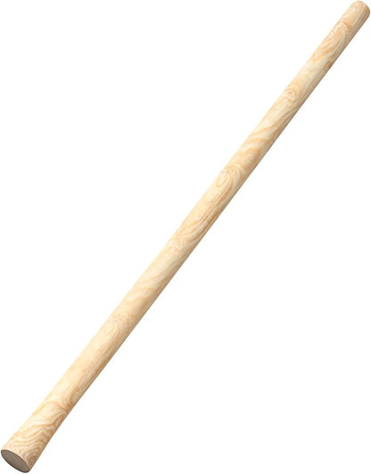 Lasnten 1 Pcs 55 Inch Pure Solid Wood Replacement Hoe Handle for Garden Digging Spading Fork, Shovel Handle Replacement, 1.38-1.77 Inch Diameter