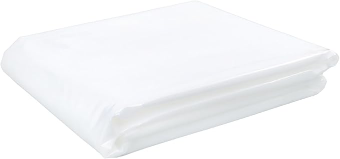 10 x 40FT Greenhouse Plastic Sheeting, 6 Mil Heavy Duty Clear Polyethylene Film, Covering for Gardening, Farming