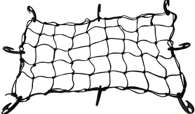 Cargo Net for Utility Folding Wagon,Duty Elastic Nylon net for Beach Cart,Trolley Cart,Wagon net Cover Garden Cart Cover Net（19.69" X 35.43"）