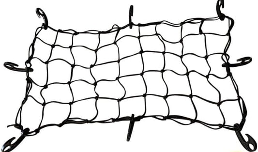 Cargo Net for Utility Folding Wagon,Duty Elastic Nylon net for Beach Cart,Trolley Cart,Wagon net Cover Garden Cart Cover Net（19.69" X 35.43"）