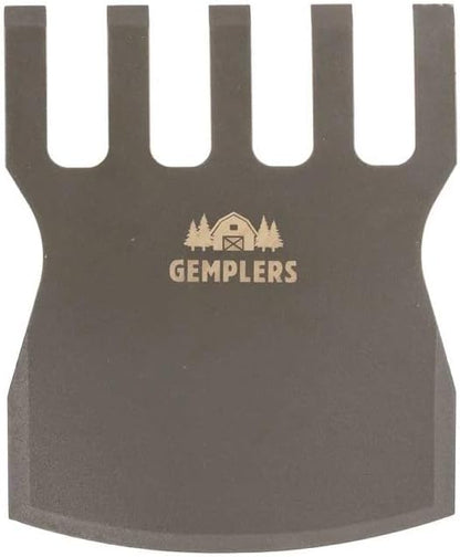 Gemplers Steel Rake Hoe with Wood Handle, 5 Wide Tines, Multi-Purpose Tool for Gardening, Planting, and Fire Prevention, Commercial Grade
