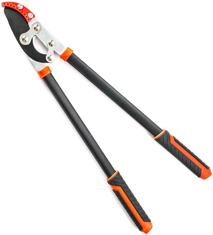 30-Inch Anvil Lopper for Tree Trimming, Heavy Duty, Low-Friction Sharp Steel Blade (65 Mn Steel Blade), Branch Cutter up to 2-Inch Diameter Cut Capacity, Chops Thick Branches with Ease