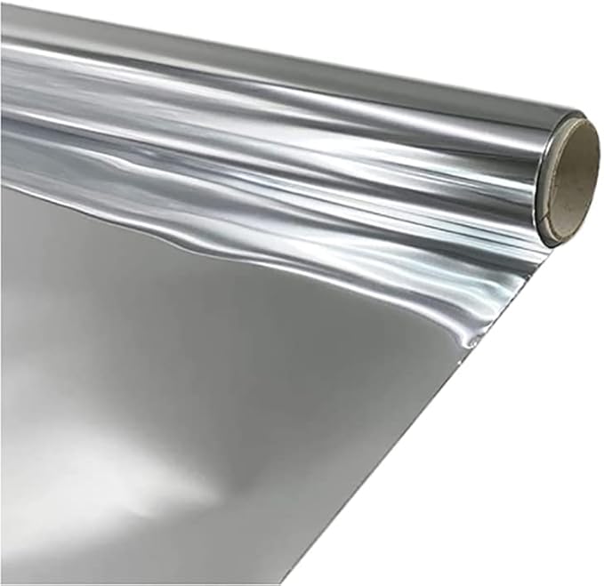 Mylar Film Aluminum Metalized Foil Wall Floor Roof Covering for Indoor Garden Grow Room 2 mil 50 feet Long (2 MIL Mylar Film 4x100 FT)