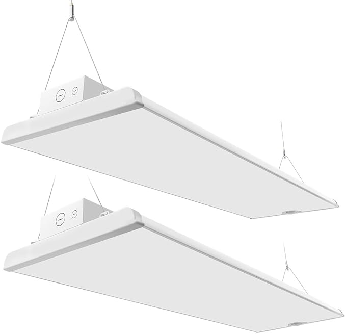 Konlite Pack of 2 ALTA LED High Bay Light - 4FT - 225W/195W/175W - 37,600 Lumens - 5000K/4000K Selectable - 120-277V - 600W Metal Halide Equal