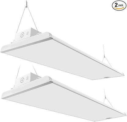 Konlite Pack of 2 ALTA LED High Bay Light - 4FT - 300W/260W/230W - 47,500 Lumens - 5000K/4000K Selectable - 120-277V - 1000W Metal Halide Equal