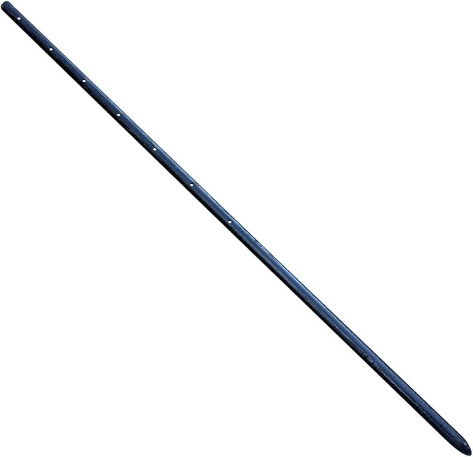 Sandbaggy Round Steel Concrete Form Stakes with Nail Holes - Rust Resistant Coating - Removable, Reusable (100, 3/4 in X 36 in)