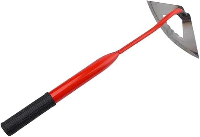 TOPINCN Garden Hoes Gardening Tool Hand Steel Hoe Garden Planting Hoe Portable Steel Gardening Hoe and Loosening Soil Tool Gardening Tool (2)