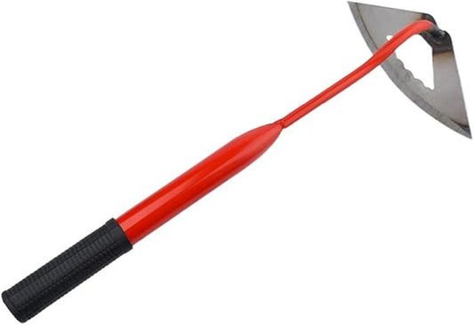 TOPINCN Garden Hoes Gardening Tool Hand Steel Hoe Garden Planting Hoe Portable Steel Gardening Hoe and Loosening Soil Tool Gardening Tool (2)