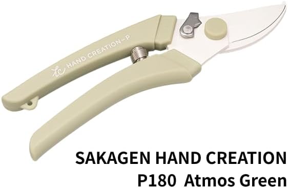 Pruning shears Made in JAPAN Garden Scissors Flower Shears SAKAGEN HAND CREATION P-180 (Red)