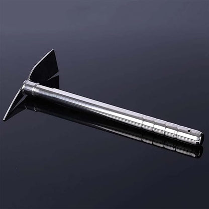 15 inch Stainless Steel Garden Hoe Pick Multipurpose Hand Tool Digging Weeding Turning Soil Mining Tools