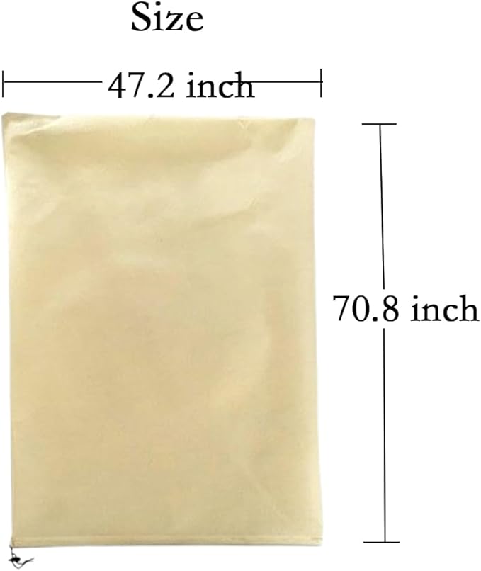 gardtree Winter Tree Covers Freeze Protection 47.2" x 70.8" 4 Packs, Thicker 2.4oz/yd² Garden Covers Frost Protection, Outdoor Plant Protector with Zipper Drawstring for Shrubs, Potted Plants
