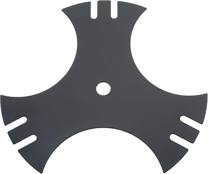 FDXGYH Universal 9" x 9" Edger Blade (5/8" Center Hole) 3-Side Edger Star Blade for Edger Model 781-0748, 40-009, 490-105-M017, 981-0748, TB554, TEB515, 247772460 etc. Black