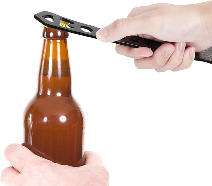 Throwing Axe and Tomahawk 3 Pack Protective Nylon Sheath with Built-in Corkscrew,10.4" Full Tang Stainless Steel Throwing Tomahawk